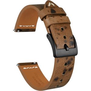 Kal-Bracelets De Montre Antique, Cuir Italien, Bracelets De Remplacement À Libération Rapide Pour Hommes Et Femmes, Largeur De Bande 18 Mm 20 Mm 22 Mm - Neuf