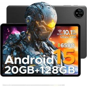 lbgwp60-Tab A9 Pro Tablette 10 Pouces, Tablette Android 15, 20Go Ram+128Go Rom(2To Tf),Tablette Tactile Avec Batterie 6580Mah, Octa-Core 2.0Ghz, 8Mp+5Mp Caméra, Bt5.0/Face Id, Noir - Neuf