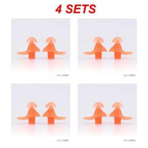 Euty-Bouchons D'oreille En Silicone Souple Et Étanche Pour Sports Aquatiques,Accessoires De Natation,Portable,Anti-Poussière,Avec Boîte-D 4pair - Neuf