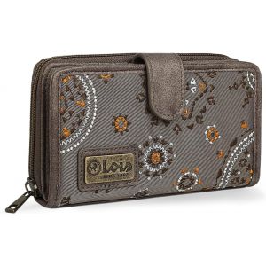 CAUC-- Portefeuilles pour Femmes - Portefeuille Femme Large. Portefeuille Femme avec Fermeture éclair Centrale - Portefeuille Femme en Cuir synthétique - Porte-Monnaie Femme Large 304416 - Neuf