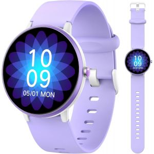 Montre Intelligente Pour Enfants&iquest;Fitness Tracker Montre &Eacute;tanche Ip68 Avec 19 Modes De Sport, Podom&egrave;tre, Moniteur De Sommeil, Cadeau Pour Filles Adolescents 6-16 (Violet) - Neuf