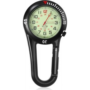 Kalanka-Montre M&eacute;dicale Clip R&eacute;sistante &Agrave; L'eau Avec &Eacute;cran Phosphorescent, Chronom&egrave;tre Num&eacute;rique Pour M&eacute;decins Infirmi&egrave;res Chefs Param&eacute;dicaux Alpinisme - Neuf