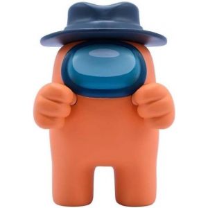 Sansh-Toys Figurines Compatibles Avec Among Us Action Figurines En Boîte Présentoir 5 X Assorties Figurines À Collectionner 18cm (Chapeau- Orange) - Neuf