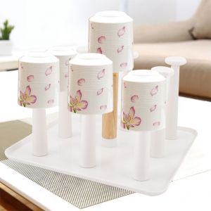 Hjlian Egouttoir A Tasses Inverse 9pillars, Support De Sechage Pour Verres, Support Pour Tasses, Pour Le Rangement De La Table A La Maison - Neuf