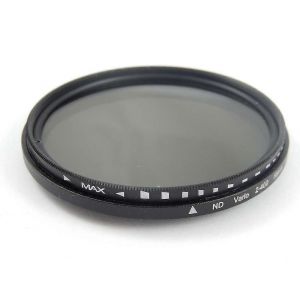 vhbw Filtre ND universel ND 2-400 pour objectifs d'appareil photo avec filetage de filtre de 58 mm - Filtre à densité neutre, ND Fader variable - Neuf