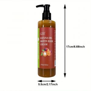 Batana Huile Biotine Cr&egrave;me Capillaire Cheveux Forts Anti-Rupture R&eacute;paration Pointes Fourchues Soyeux Pour Cheveux Secs,Biotine - Neuf