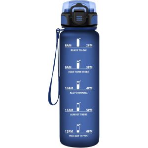 Eryi-Gourde Sport, 500ml Étanche & Réutilisable, Gourde Enfant, Motivation Avec Filtre Gourde, Bouteille, Bouteille D'eau, Pour Gym, Enfant, École, Bureau, Yoga - Neuf