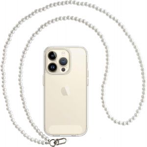 Checarzhn--No1-Chaîne De Téléphone Portable Universelle À Porter Autour Du Cou, Pendentif De Téléphone Portable, Chaîne À Perles, Lanière, Dragonne, Sangle De Téléphone Portable, Cordon, Coque De Sma - Neuf