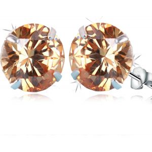 Kal-D'oreilles En Argent Pour Femmes, 1 Paires D'oreilles À Tige En U200bargent Sterling 925 Hypoallergénique Oxydes De Zirconium Cubique Cristal Bijoux U200bfantaisie Pour Hommes Cadeaux - Neuf