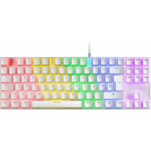 MDY-MK80 Blanc, Clavier Gaming Mécanique TKL FRGB, Antighosting, Switch Mécanique Bleu, Langue Portugais - Neuf