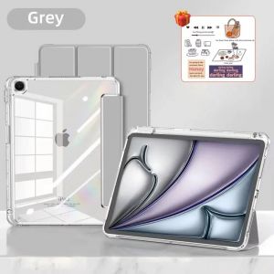 Couples Pour Ipad Air 5 Étui 2024 Air 6 11 Ipad Pro 11 12.9 13 10 Gen 10.2 9e 8e 6e 5e 9.7 Pouces Mini 7 6 Étui Intelligent 1/2 Pièces.Grey.9.7 5 6th Air 1 2 - Neuf