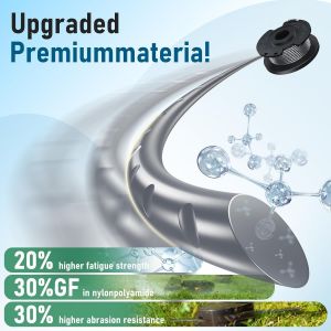 SUBZONAL-1,6 mm-5m de Longueur Fil Coupe Bordure Compatible avec Bosch Convient pour Coupe-Bordures sans Fil EasyGrassCut,Contient 4 Pi&egrave;ces F016800569 Bobine Coupe Bordure - Neuf