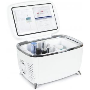 Checarzhn--No1-Mini Frigo Cosmetique 6 L/8 Canettes 350ml, Petit Frigo De Chambre Skincare Ac 100-240v, Réfrigérateur Voiture Portable Pour Soins De La Peau, Voyage, Cadeau Pour Femmes, Blanc - Neuf