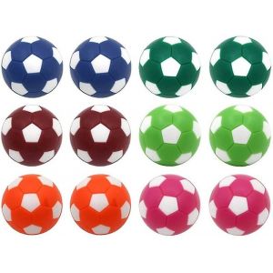 Ballons de baby-foot multicolores et vibrants ¿ Ballons de football d'intérieur durables de 36 mm pour un plaisir sans fin - Neuf