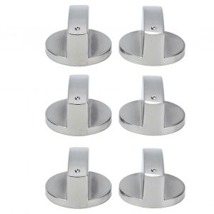 6Pcs 8mm Bouton De Rotation Bouton De Commande En Alliage De Zinc Remplacement Pour Cuisinière À Gaz Cuisinière Four À Micro-ondes45 - Neuf