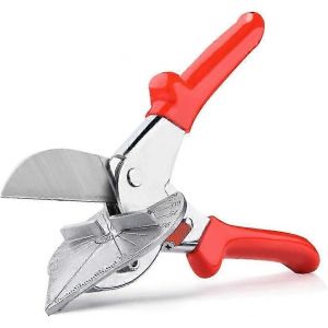 Coupe-onglets 45 &agrave; 135 degr&eacute;s Multi angle Cisaille d'onglet Coupe-bois doux Goulotte r&eacute;glable Coupe-onglet Coupe-onglet Outil &agrave; main pour la coupe du moule - Neuf