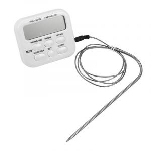 Thermom&egrave;tre &Eacute;lectronique Type Sonde En Acier Inoxydable, Alarme Multifonction, Pour La Cuisson De La Viande, De L'eau Et Des Aliments, Outil De Cuisine - Neuf