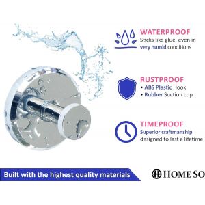 Lot De 2 Crochets &Agrave; Ventouse Pour Douche,Salle De Bain,Cuisine,Porte En Verre,Miroir,Carrelage &iquest; Luffa,Serviette,Manteau,Peignoir De Bain Pour Accrocher Jusqu'&Agrave; 6,8 Kg &iquest; Imperm&eacute;able Et - Neuf