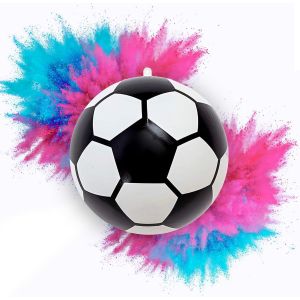 - Ballon Baby Shower Boy Or Girl, Kit Complet Pour Gender Reveal Party Avec Balle, 2 Paquets De Poudre Color&eacute;e Et 2 Paquets De Confettis Rose Bleu - Neuf