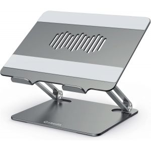 Support pour Ordinateur Portable,élévateur Ergonomique en Alliage d'aluminium pour Bureau,Support Ajustable Compatible avec Macbook Air/Pro,Dell,HP,Lenovo,Plus de 10-15.6"" Portables.[K5] - Neuf