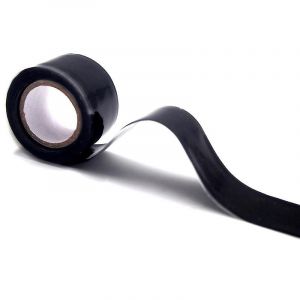 2x 3m de ruban silicone auto-fusionnant (auto-amalgamant), ruban isolant et ruban d'étanchéité (eau, air), largeur 25 mm, noir - Neuf