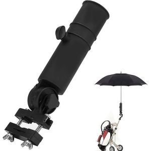 Porte-Parapluie Universel Pour Chariot De Golf ¿ Durable, Facile À Installer, Protection Mains Libres Pour Chariots De Golf ¿ Compatible Avec Les Parapluies À Poignée Arrondie - Neuf