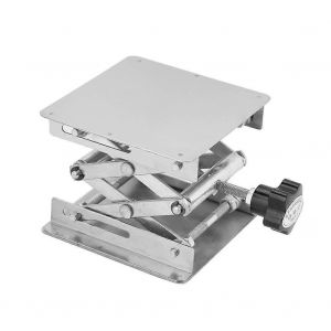 Support de levage de laboratoire Porte-ciseaux en acier inoxydable 100 * 100mm plate-forme - Neuf