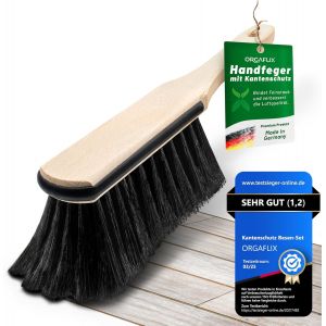 Patb-Balayette En Crin De Cheval De Qualité Supérieure Avec Protection Des Bords, Extra Absorbante À La Poussière Grâce Au Mélange De Crin De Cheval De Qualité Supérieure, Balai À Main Sans Balai - Neuf