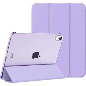 Étui Pour Ipad (A16) 11e Génération 11 Pouces En 2025, Ipad 10e Génération 10,9'' En 2022, Étui Mince En Pc Translucide Pour Ipad 11e Gén. Avec Touch Id, Violet Lilas - Neuf