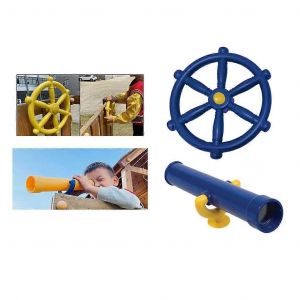 Children's Creative Monocular Telescopic Steering Wheel Plastic Toys Al - Neuf