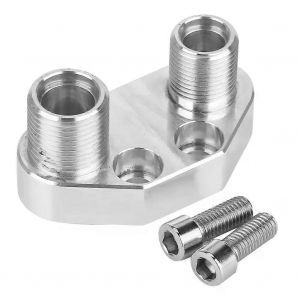 Raccords A/C Raccord adaptateur de compresseur AC Finition polie Fit pour Sanden SD7B10 7176 Connecteur rapide Accessoires de compresseur d'air - Neuf