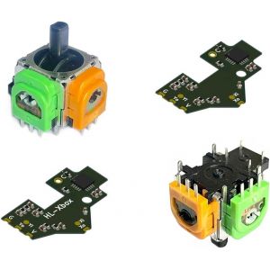 Joystick &agrave; Hall de Remplacement pour Xbox One et Series S|X Manette, 2x Stick de Contr&ocirc;le &agrave; Effet Hall + 2x PCB d'&eacute;talonnage + Outils de R&eacute;paration de Dessoudage u2013 HL-Xbox - Neuf