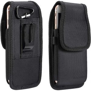 TRAHOO-&Eacute;tui universel vertical pour Samsung S20+, S20 Ultra, S10 Lite, Note10 Lite, Note10+, &eacute;tui en nylon robuste pour Samsung Galaxy A90 A80 A70S A20S A81, pour Sony Xperia XA Ultra - Neuf