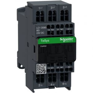 Schneider Electric - Tesys Lc1d - Contacteur - 3p - Ac-3 440v - 9a - Bobine 24vcc - Lc1d093bd - Neuf