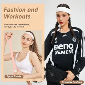 15 Pi&egrave;ces Bandeau Cheveux Femme Sport,Bandeau Flexibilit&eacute; Serre Tete Antid&eacute;rapant Headband Running &Eacute;lastiques Sportifs Accessoires Cheveux Homme Femme Pour Yoga,Running,Fitness,Accessoires Cheveux - Neuf
