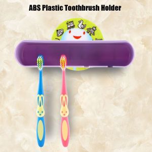 HJLIAN Support mural pour brosse a dents en plastique ABS a 4 positions (violet) - Neuf