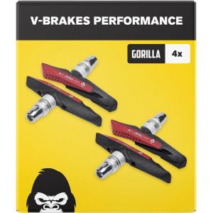 V-Brake Patin De Frein 2 Paire 72mm Asymmetric I Pour Shimano, Tektro, Avid, Sram, Xlc Etc I Haute Performance Dans Humides I Durable & Ajustement Parfait I Plaquette De Frein - Neuf