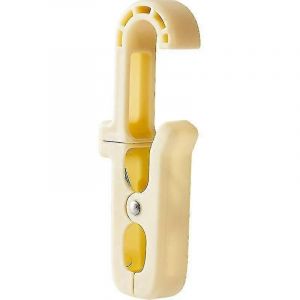 6 pcs grands crochets &agrave; linge avec clips rotatifs,pinces &agrave; linge en plastique solides,corde &agrave; linge cintre chaussettes bottes soutiens-gorge serviettes pour la maison salle de bain cuisine bureau - Neuf