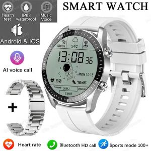 Ecg + Ppg Bluetooth Appel Montre Intelligente Hommes Laser Santé Pression Artérielle Fitnes Montres De Sport Homme Sport Étanche Smartwatch + Boîte.Wh22Szstrap.Regular Version - Neuf