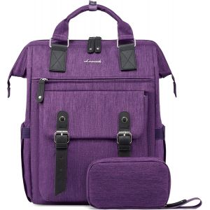 Sac a Dos Femme,Grand Sacs à dos pour Ordinateur Portable Feminin avec Étui pour Câble de Données,Impermeable Sac Ados PC Sac a Dos Ordi Elegant pour Voyage College Travail.[T40] - Neuf