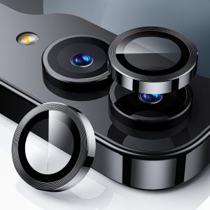 Protection D'objectif D'appareil Photo Pour Samsung Galaxy Z Flip 7 - [Gardez La Prise De Vue E] Incassable Hd 9h En Verre Tremp&eacute; &Eacute;cran Anneau En M&eacute;tal Coque Accessoires Titane - Neuf