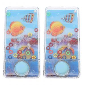 Lot De 2 Jeux De Lancer D'anneaux D'eau Portables Pour Enfants - Neuf