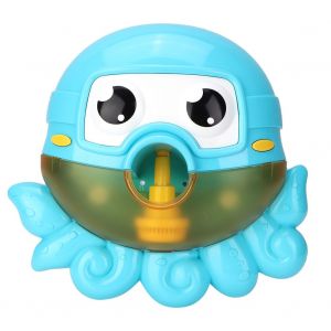 Jouet De Bain Lumineux Pour Enfants, Souffleur De Bulles Automatique Et Musical (Pieuvre Bleue) - Neuf