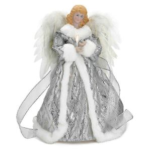 R&eacute;sistant au feu Ange de l'Arbre avec la Fonction de Minuterie LED Lumi&egrave;res de No&euml;l - Neuf