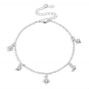 Bracelet Femme Or/Argent En C?Ur, Bracelets R&eacute;glables Acier Inoxydable, Plaqu&eacute; En Or 14 Carats, Bracelet D'amiti&eacute;, Petit Coeurs, Bijoux Cadeaux Pour Femmes, Filles - Neuf