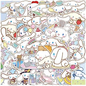 Mevronisshop-Autocollants De Cinnamoroll, 2 X 50 Pi&egrave;ces Cinnamoroll Stickers, Kawaii Stickers Aesthetic, Ordinateur Portable Skateboard Valise Autocollants Vinyle Imperm&eacute;able, Sticker Mignons Pour En - Neuf