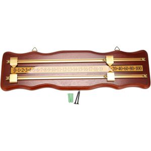 (Marron) Tableau De Bord De Billard Tableau De Bord Mural Tableau De Bord De Billard Tableau De Bord En Bois De Couleur Internationale - Neuf