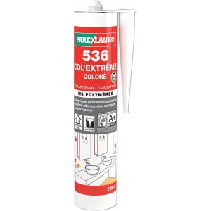 Mastic Colle MS polymère 536 Col'Extrême Transparent Haute performance pour le collage,le calfeutrement et le jointoiement de constructions Intérieur et extérieur 290ml - Neuf