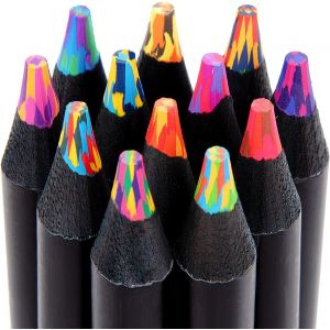 Eryi-12 Crayon De Couleurs, Loisirs Creatifs Enfant, Cadeau Fille 4-12 Ans, Crayon Arc-En-Ciel Pour Dessin, Scrapbooking, Atelier Creatif Enfant, Loisirs Créatifs Fille, Jouet Fille 4-12 Ans - Neuf