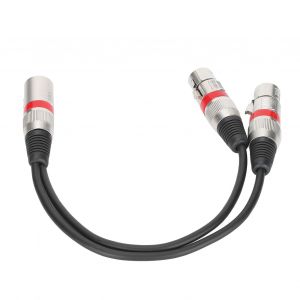 Cable Repartiteur De Microphone Jorindo Jd6067 0,3 M Xlr Male Vers Double Xlr Femelle - Neuf